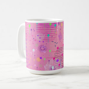 Seasonal Fruit Salad: Abstract Painting Coffee Mug