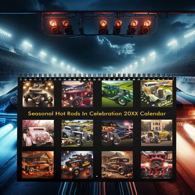 Seasonal Hot Rods In Celebration 20XX  Calendar (Creator Uploaded)