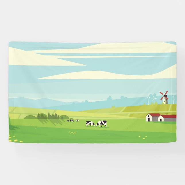 Seasonal landscape banner (Horizontal)