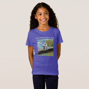 Seasonal Owl Painting in Nature Wonders T-Shirt