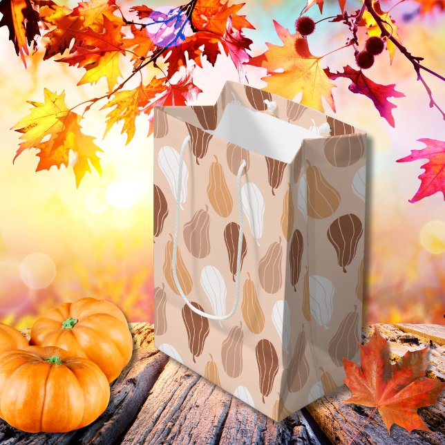 Seasonal Pastel tones Autumn  Medium Gift Bag (Seasonal Pastel tones Autumn Medium Gift Bag)