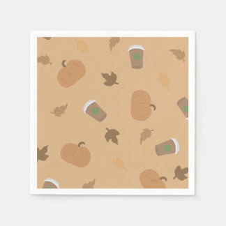 Seasonal Pumpkin Spice/Fall Napkins 