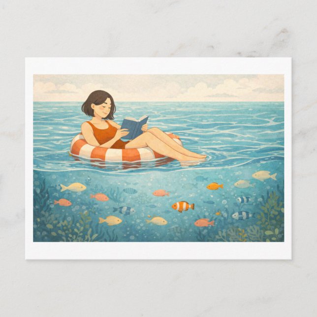 Seasonal Reading: Summer Postcard (Front)