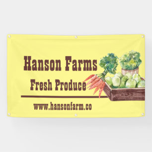 Seasonal Roadside Farm Customisable Banner