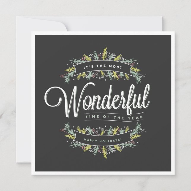 Seasonal Sprig Photo Card (Front)