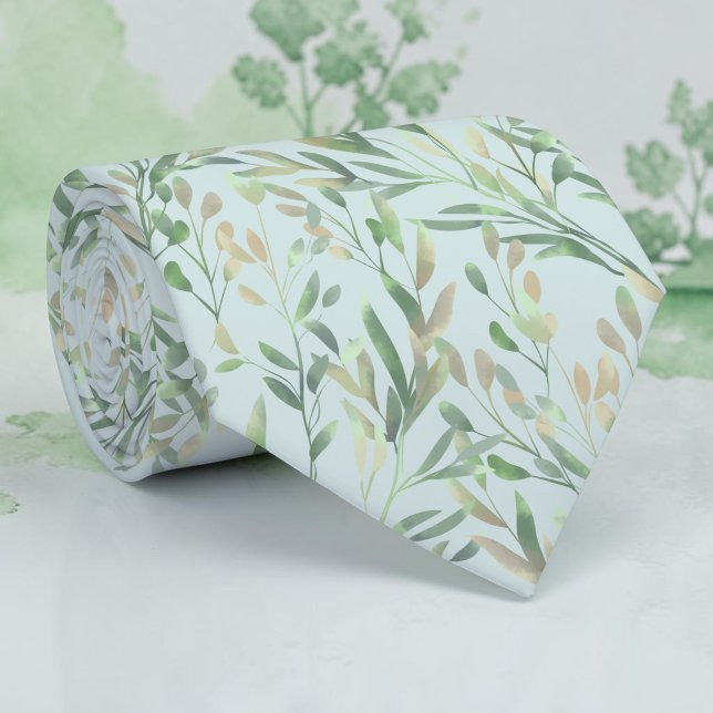 Seasonal Spring Foliage Necktie Tie (Creator Uploaded)