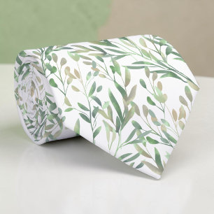 Seasonal Spring Foliage Necktie Tie