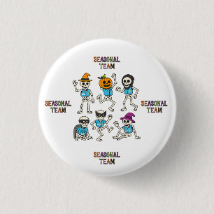 Seasonal Team Halloween 3 Cm Round Badge