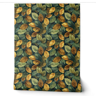 Seasonal terracotta orange yellow sage fall wallpaper