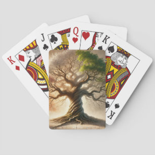 Seasonal Tree Playing Cards
