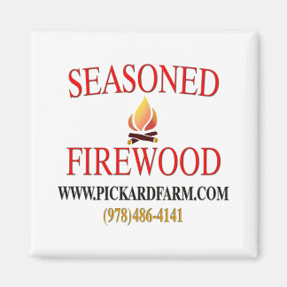 Seasoned Firewood Magnet