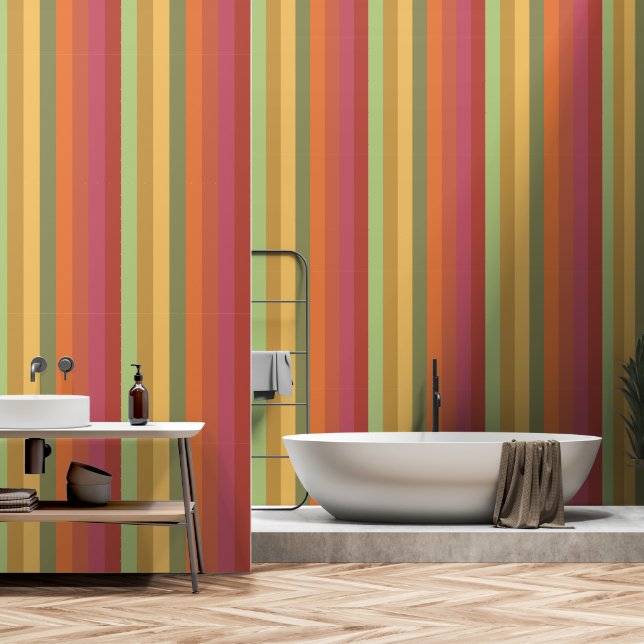 Seasoned Stripe SOAS Wallpaper (Bathroom)