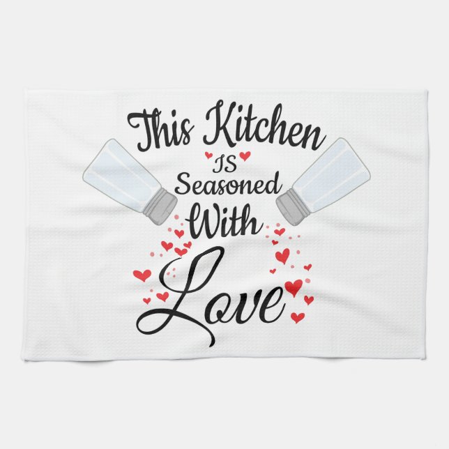 Seasoned With Love Kitchen Towel (Horizontal)