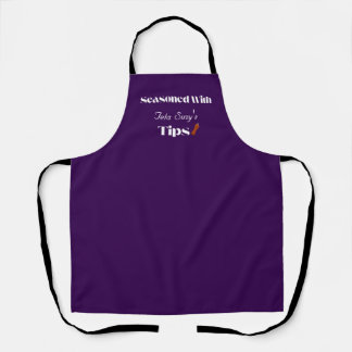 Seasoned with Teta's Tips Chef Apron