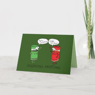Seasonings Greetings  -  Funny Christmas Card