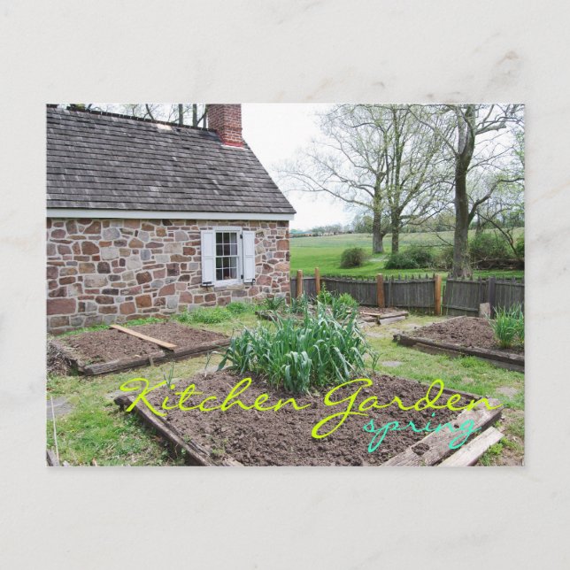 Seasons 1: Kitchen Garden Spring Postcard (Front)