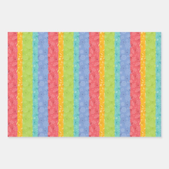 "Seasons" all-purpose wrapping paper (Front)