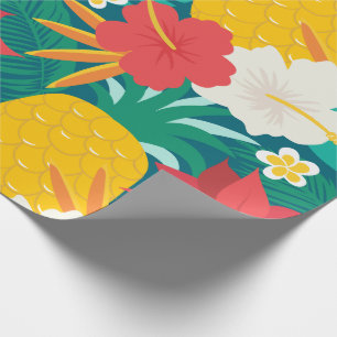 Season's Aloha Hawaiian Wrapping Paper