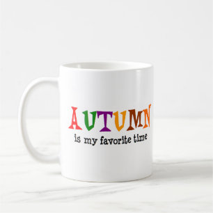 seasons autumn favorite time coffee mug