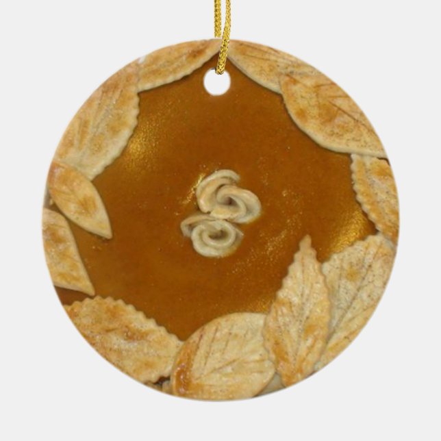 Season's Eatings, Funny Food Pun Christmas Ceramic Tree Decoration (Front)