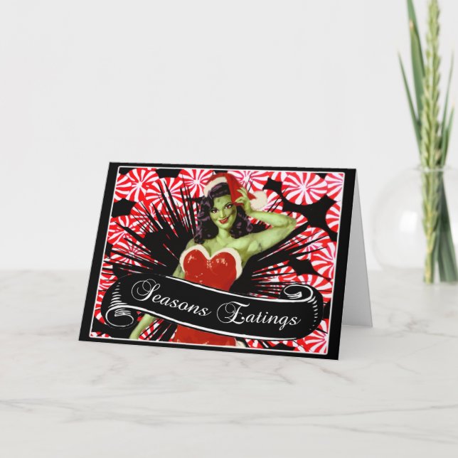 Seasons Eatings Holiday Card (Front)