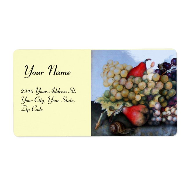 SEASON'S FRUITS 1 - GRAPES AND PEARS (Front)