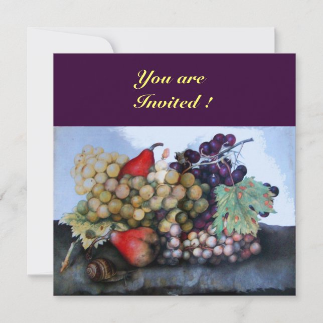 SEASON'S FRUITS 1 INVITATION (Front)