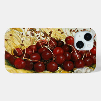 SEASON'S FRUITS / CHERRIES AND CARNATIONS  iPhone 15 CASE