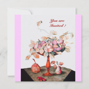 SEASON'S FRUITS / FLOWERS ,PRUNES, AND LEAVES INVITATION