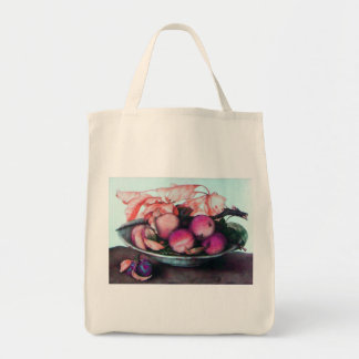 SEASON'S FRUITS Peaches and Prunes Tote Bag