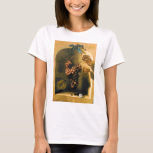 SEASON'S FRUITS -PROSPERITY brown yellow green T-Shirt