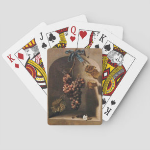 SEASON'S FRUITS, PROSPERITY ,HANGED RED GRAPES PLAYING CARDS