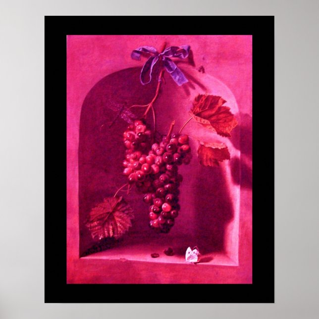 SEASON'S FRUITS -PROSPERITY pink red purple Poster (Front)