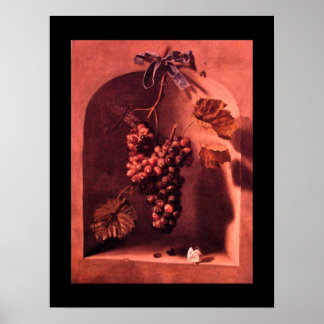 SEASON'S FRUITS -PROSPERITY pink red purple Poster