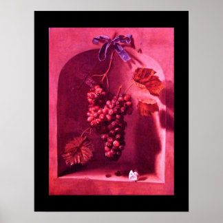 SEASON'S FRUITS -PROSPERITY pink red purple Poster