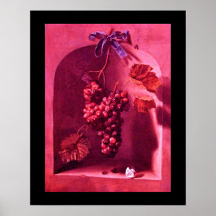 SEASON'S FRUITS -PROSPERITY pink red purple Poster