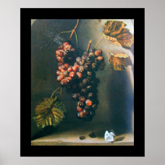 SEASON'S FRUITS -PROSPERITY yellow brown black Poster