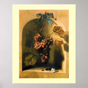 SEASON'S FRUITS -PROSPERITY yellow brown cream Poster