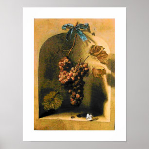 SEASON'S FRUITS -PROSPERITY yellow brown white Poster