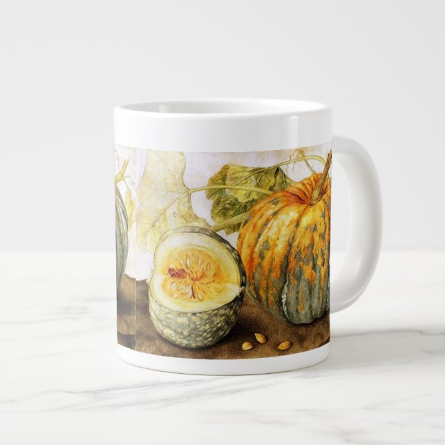 SEASON'S FRUITS  / PUMPKINS LARGE COFFEE MUG (Front Right)