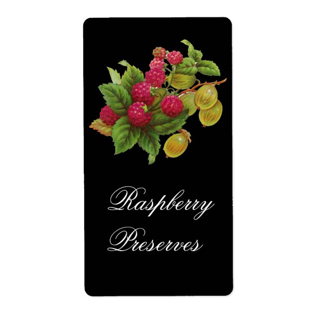 SEASON'S FRUITS / RASPBERRIES ,Black (Front)