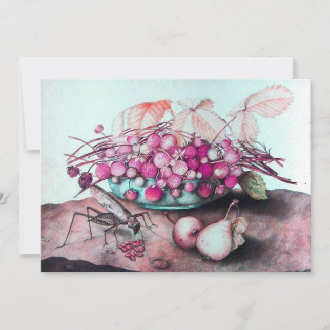 SEASON'S FRUITS / STRAWBERRIES AND PEARS ANNOUNCEMENT (Front)