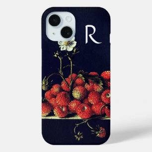 SEASON'S FRUITS,STRAWBERRIES AND STRAWBERRY FLOWER iPhone 15 CASE
