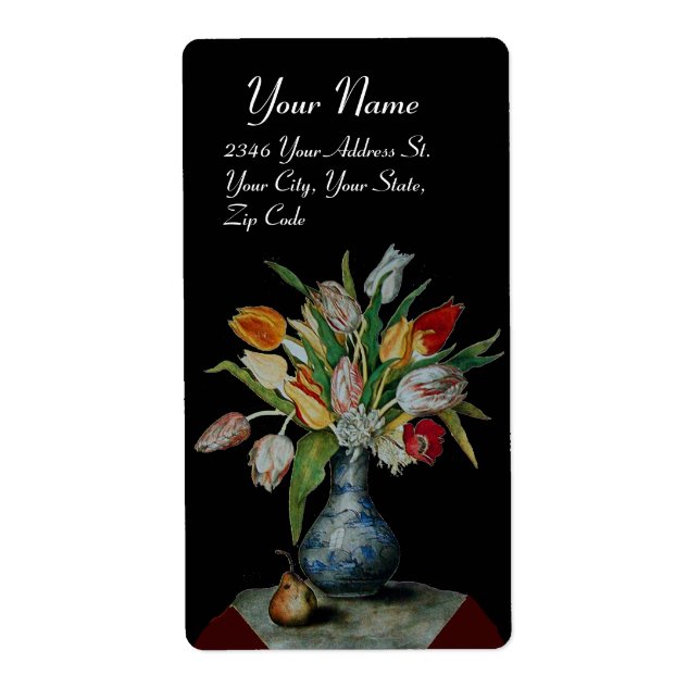 SEASON'S FRUITS -TULIPS black (Front)