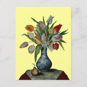 SEASON'S FRUITS - TULIPS POSTCARD