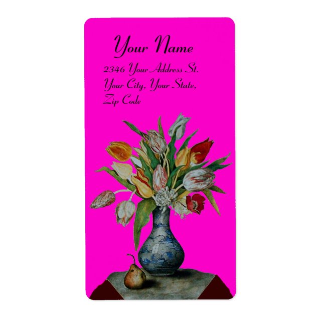 SEASON'S FRUITS -TULIPS violet (Front)