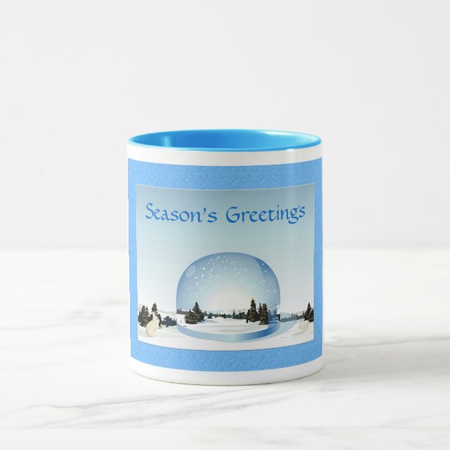 Season's Geetings Customisable Mug (Center)