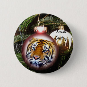 Seasons Greetings #5_ 6 Cm Round Badge