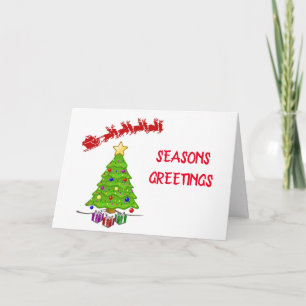 SEASON'S GREETINGS AND A HAPPY NEW YEAR HOLIDAY CARD