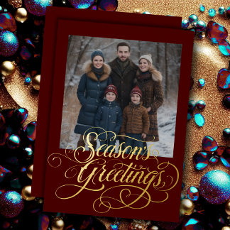 Season's Greetings and Your Photo